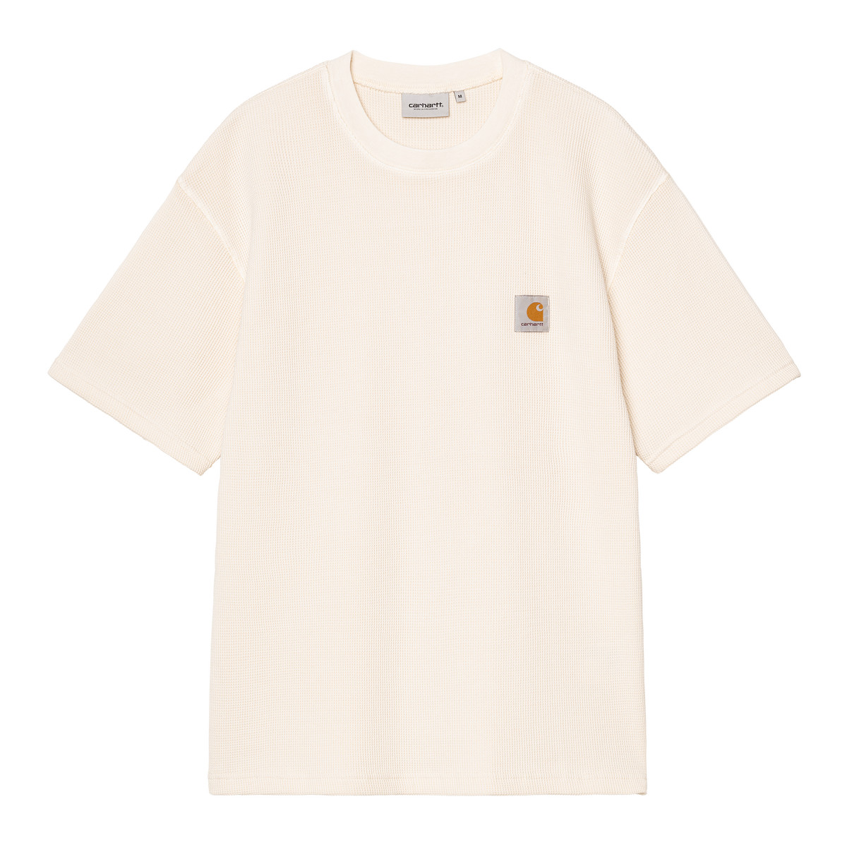 Carhartt WIP S/S Nelson Waffle T-Shirt beige XL - T-Shirts & Tops
