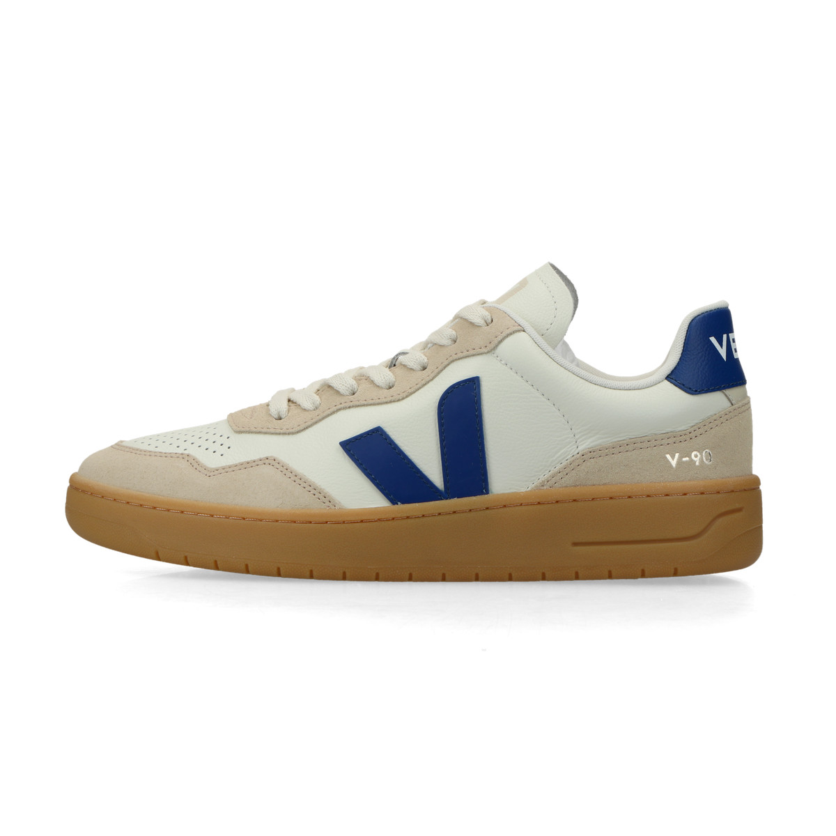 VEJA V-90 O.T. Leather blau / navy/weiß 45 - Sneaker