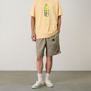 Nylon Packable G-Short (milk tea)