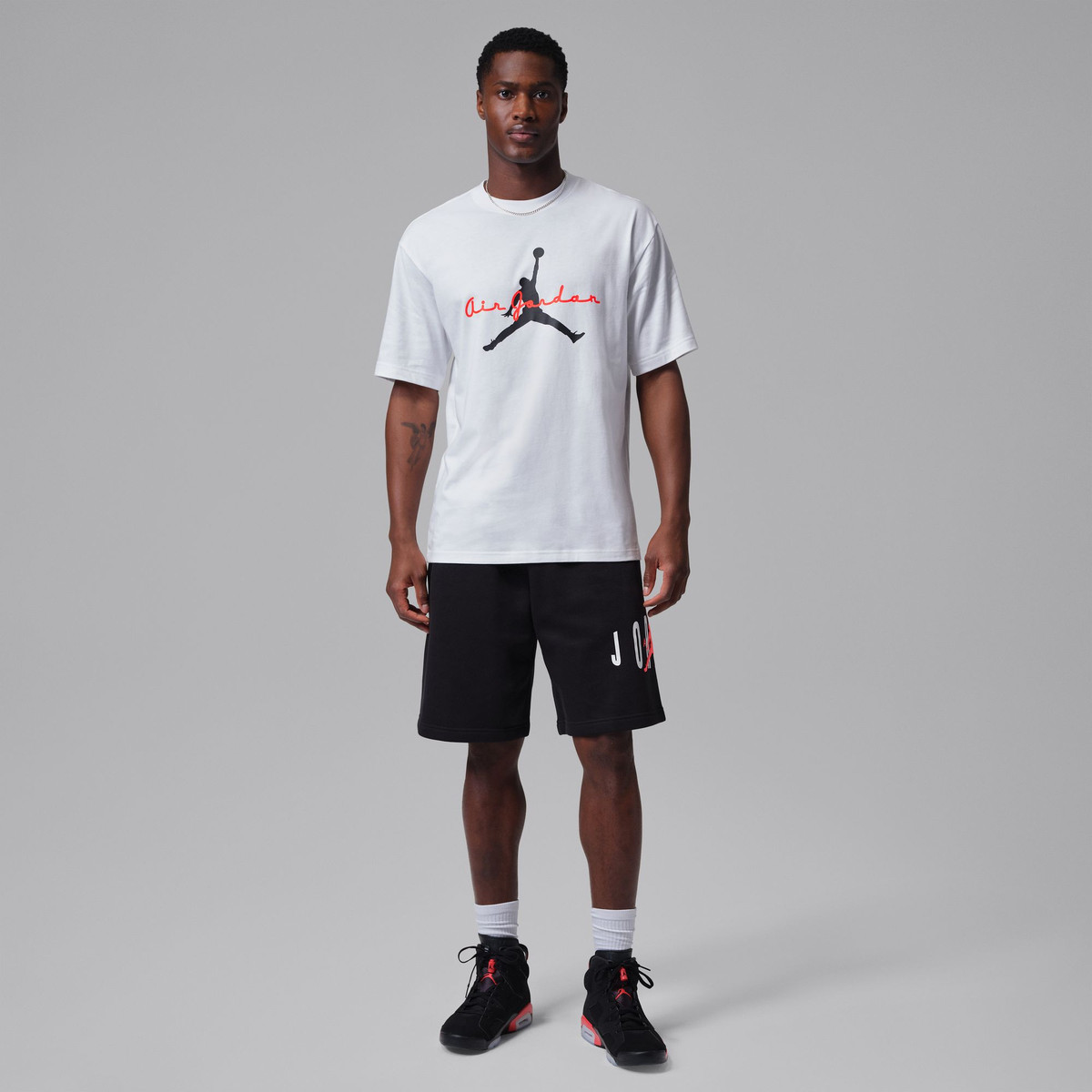 Jordan Brooklyn T-Shirt weiß S - T-Shirts & Tops