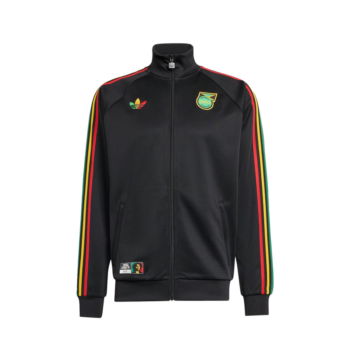 adidas Jamaika x Bob Marley Originals Track Top schwarz M - T-Shirts & Tops