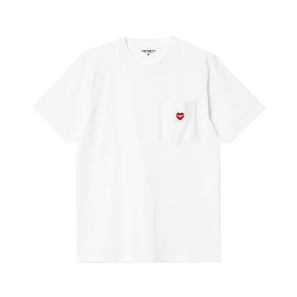 Carhartt WIP S/S Pocket Heart T-Shirt weiß S - Bekleidung