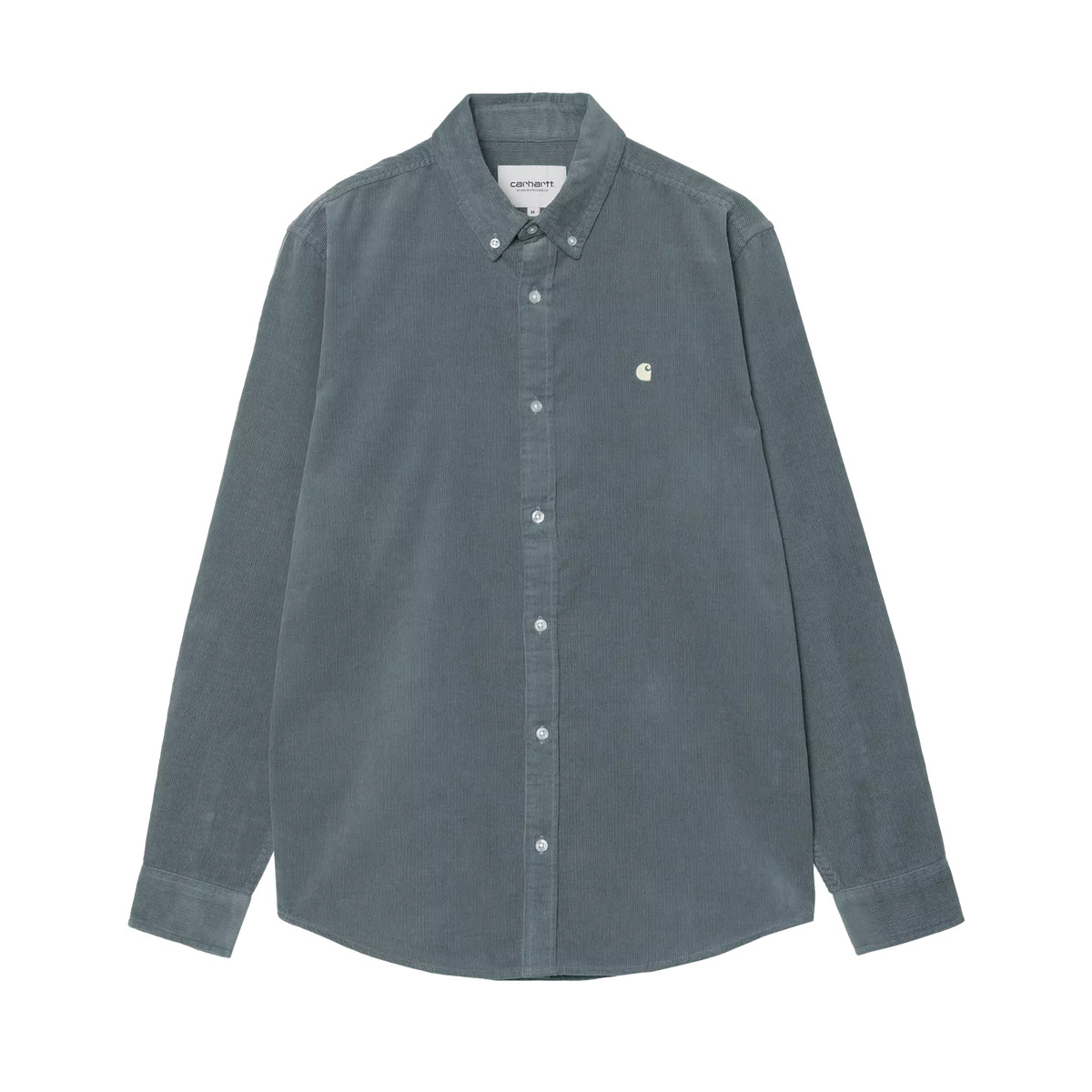 Carhartt WIP L/S Madison Fine Cord Shirt blau / navy M - Hemden