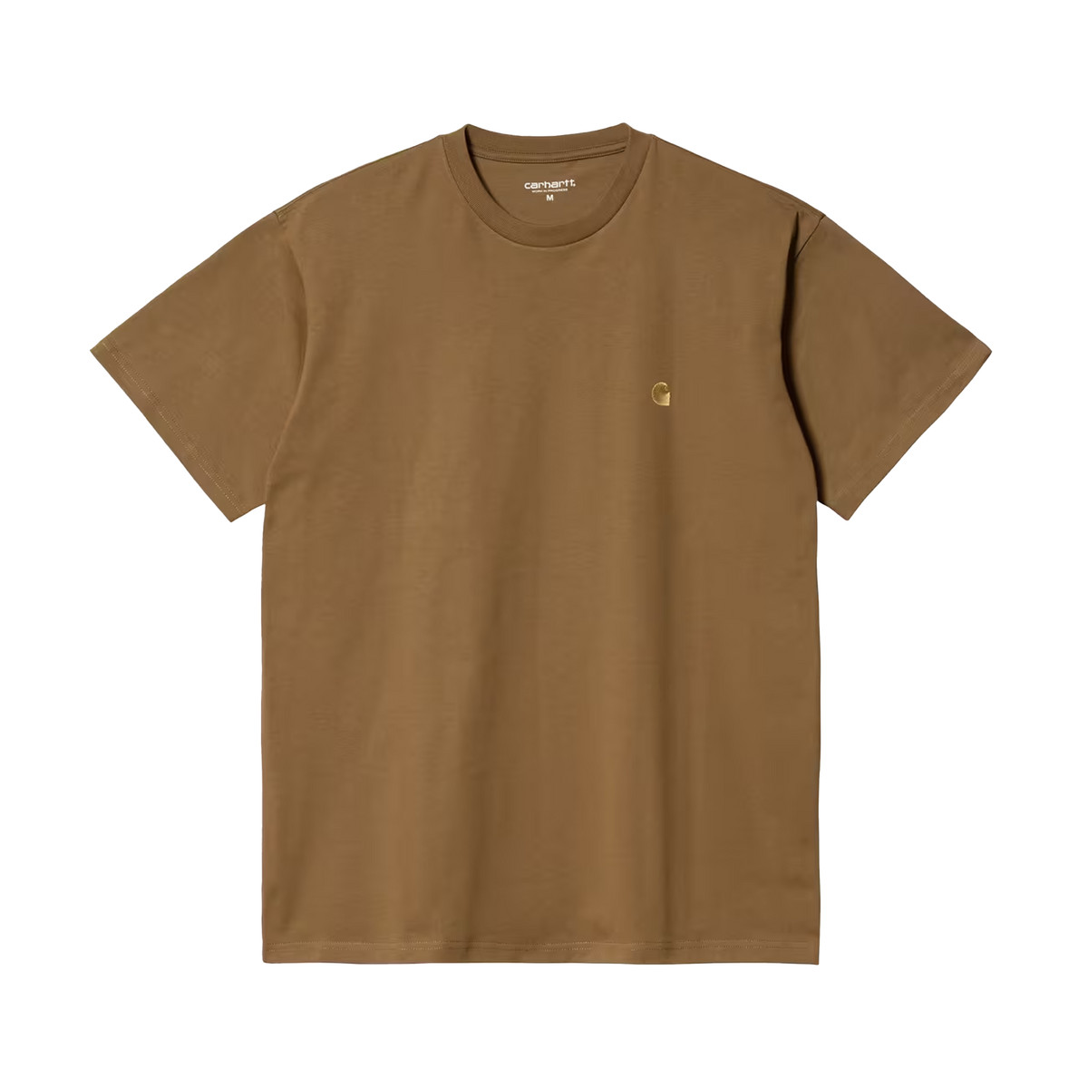 Carhartt WIP S/S Chase T-Shirt braun S - T-Shirts & Tops