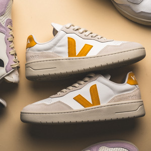 V-90 O.T. Leather (white / safran)