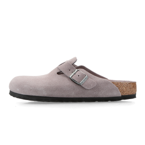 Birkenstock Boston Suede Leather - Regular (faded purple tonal FB)