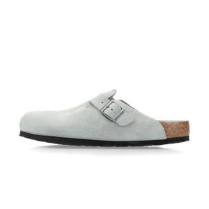 Birkenstock Boston Suede Leather - Regular (pure sage tonal FB)