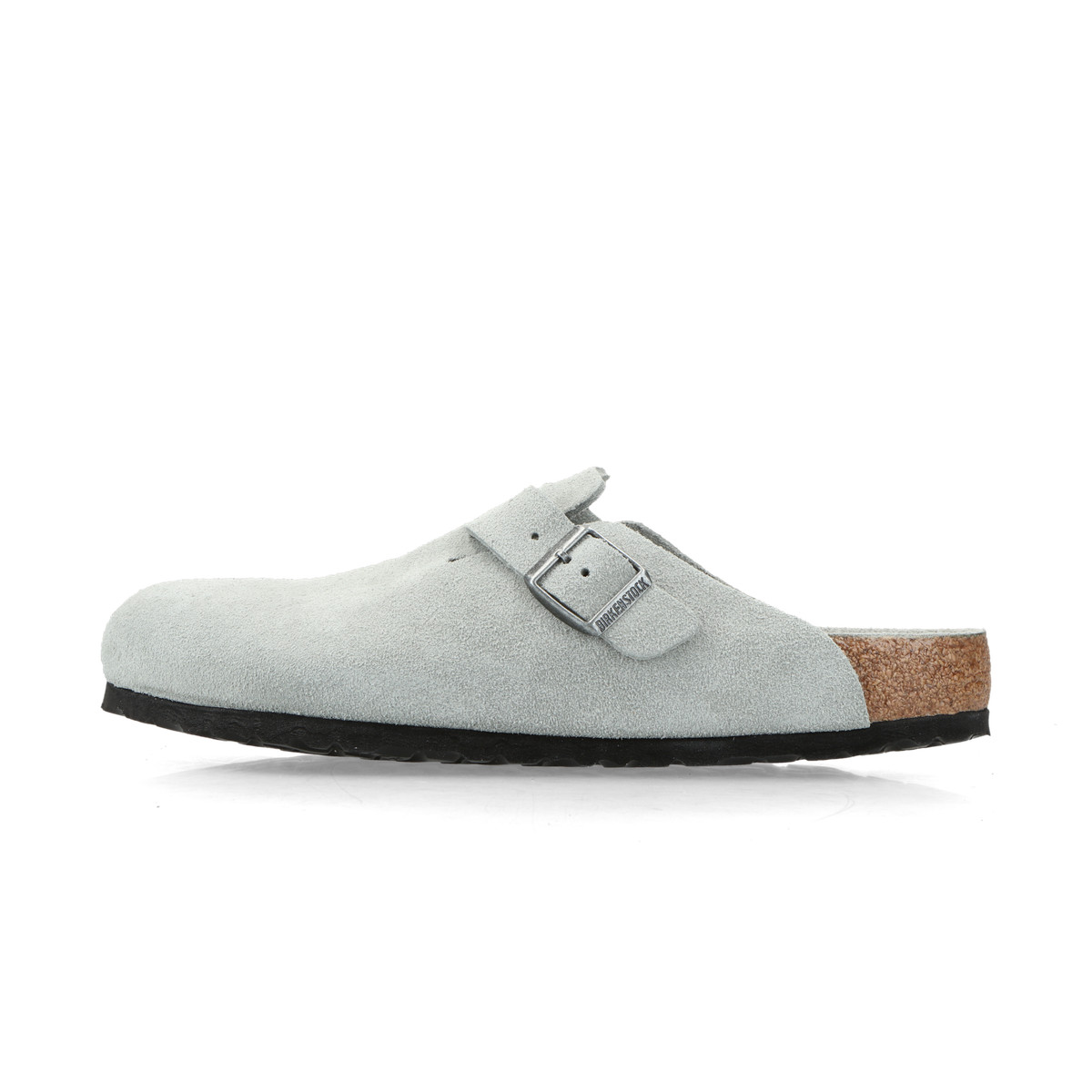 Birkenstock Boston Suede Leathergrau Regular grau 46 - Sneaker