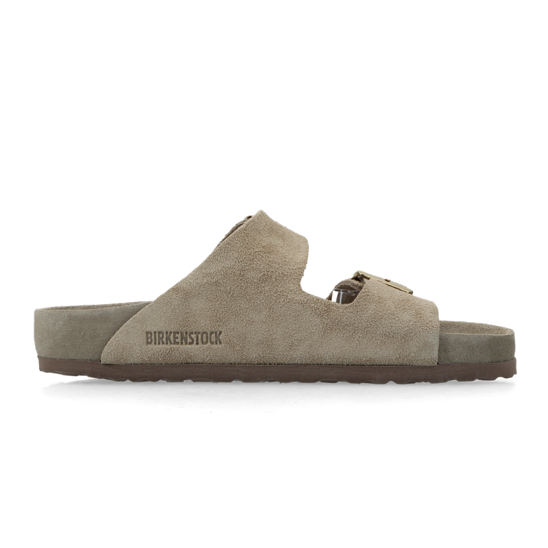 Birkenstock Arizona Suede Leather - Regular (allover taupe