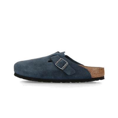 Birkenstock Boston Suede Leather New Navy | 43einhalb Sneaker Store
