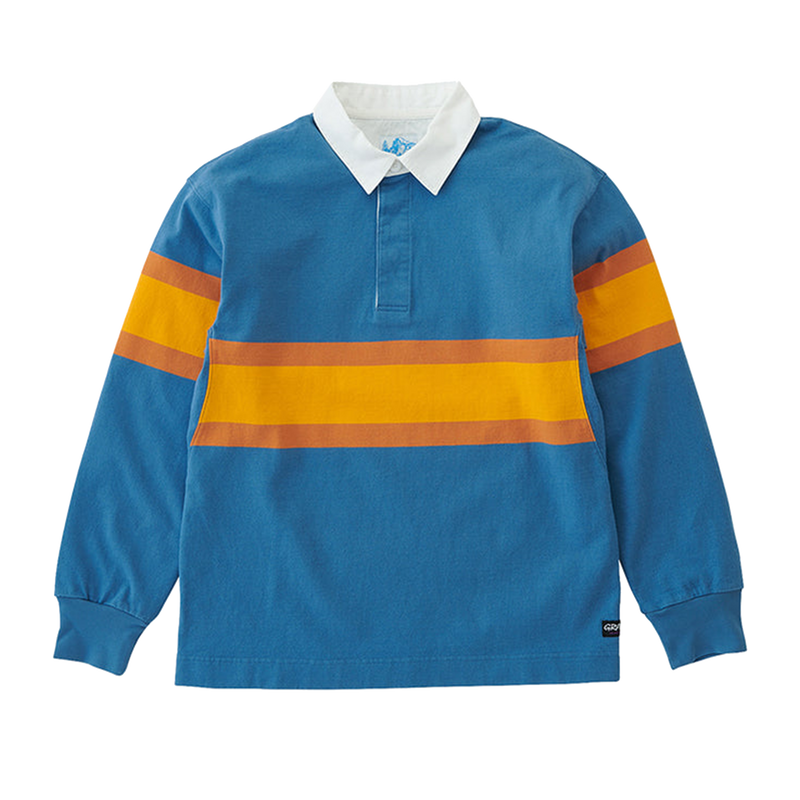 Gramicci Langdon Rugby Shirt (sky / apricot) | 43einhalb Sneaker Store