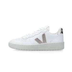VEJA V-10 Prime Leather (white / gold)