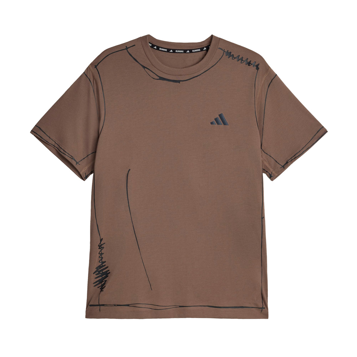 adidas ADI365 Song for the Mute Running Unitefit T-Shirtbeige M - T-Shirts & Tops