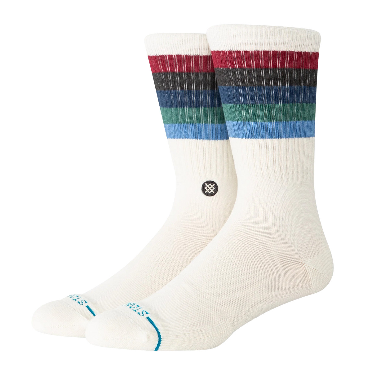 Stance Socks Maliboo Crew weiß L - Socken