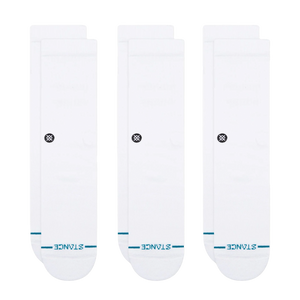 Stance Socks Icon 3-Pack (white)