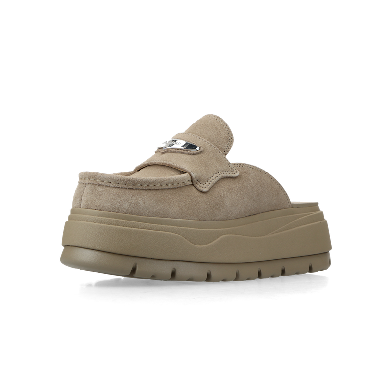 Jordan WMNS Air Jordan Mule (khaki / metallic silver) | 43einhalb