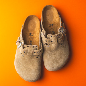 Boston Rivets Suede Leather - Regular (taupe)