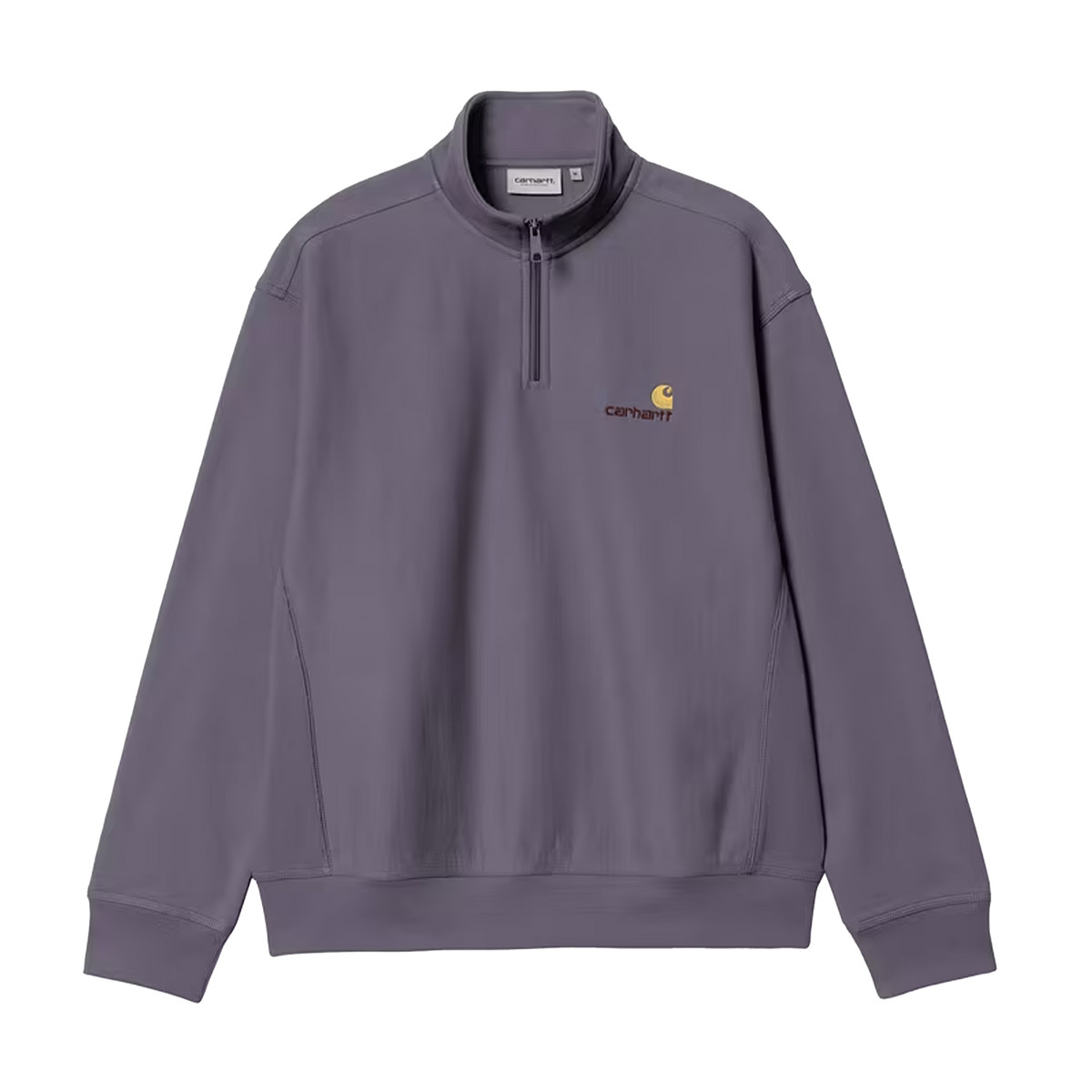 Carhartt WIP Half Zip American Script Sweat lila 2XL - Sweatshirts