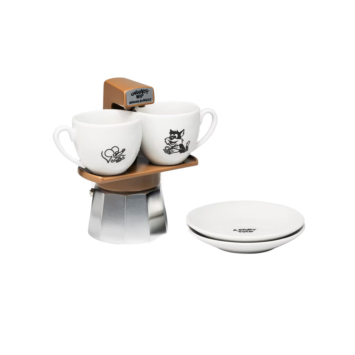 Carhartt WIP x Gemini Express Coffee Break Espresso Maker (brown) -
