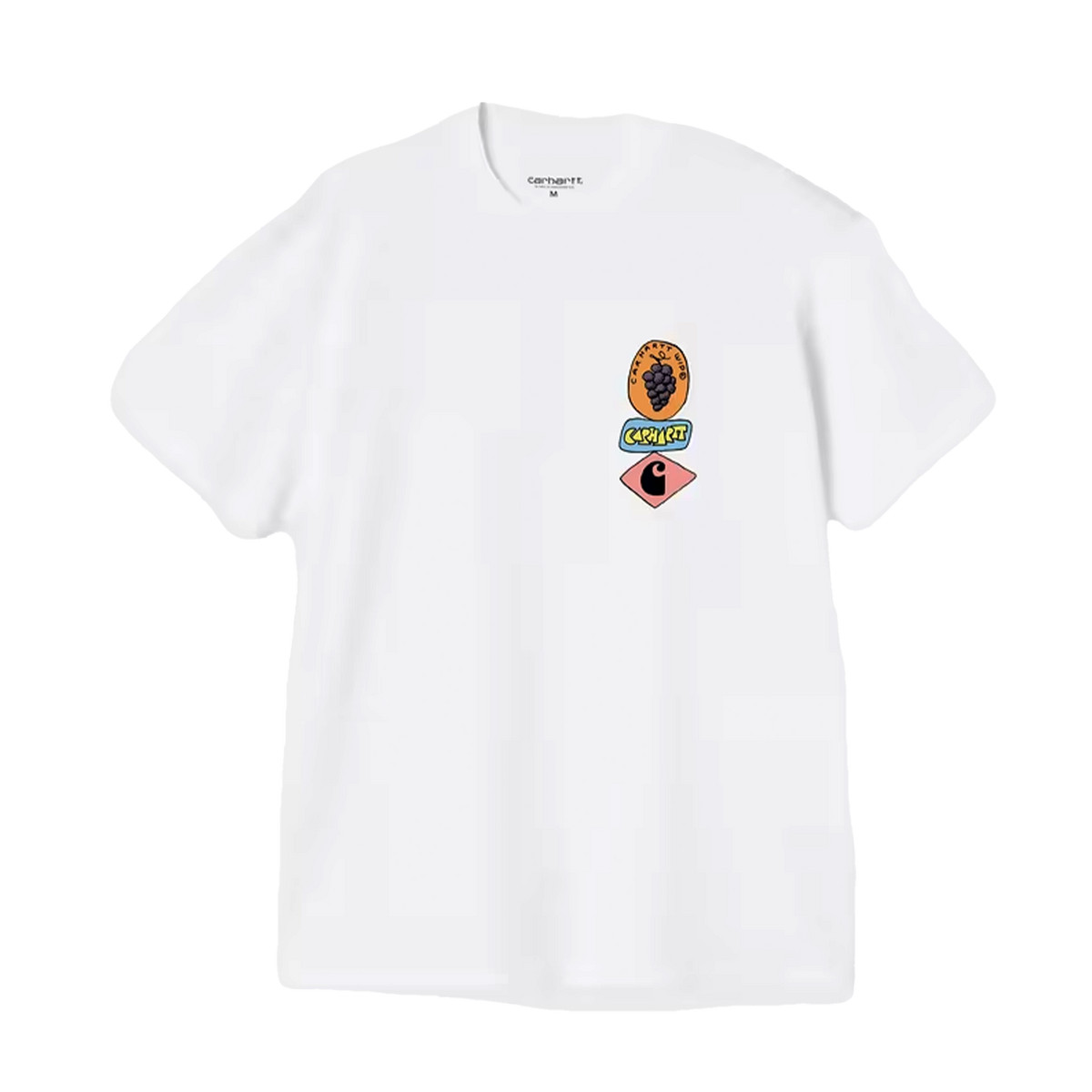 Carhartt WIP S/S Stacked Grapes T-Shirt weiß XL - Bekleidung Men