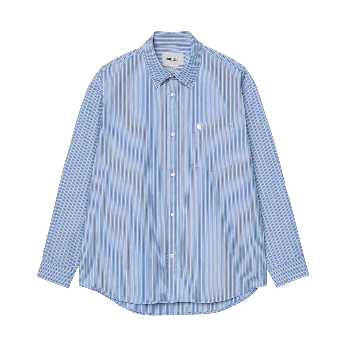 Carhartt WIP L/S Keene Shirt blau / navy S - Bekleidung