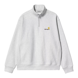 Carhartt WIP Half Zip American Script Sweat (ash heather)
