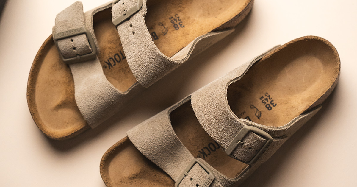 Birkenstock Arizona Suede Leather - Regular (oyster) | 43einhalb