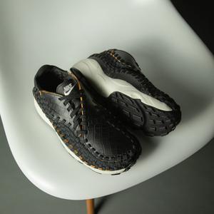 WMNS Air Footscape Woven Premium (black / pale ivory / desert ochre)