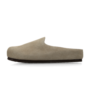 Birkenstock Amsterdam Wrapped Suede Leather - Regular Taupe