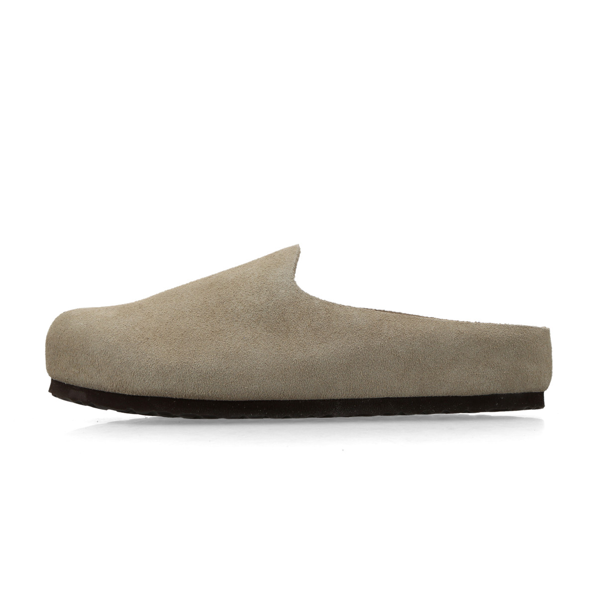 Birkenstock Amsterdam Wrapped Suede Leathergrau Regular "Taupe"grau 36 - Sneaker
