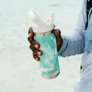 Rambler 18 Oz Colour Straw Bottle Sea View