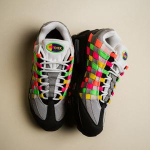 Air Max 95 Big Bubble Woven (white / purple dynasty / pearl grey)
