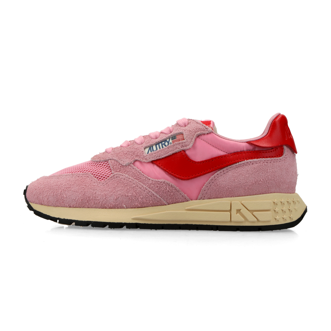 AUTRY　REELWIND LOW 42 Autry Reelwind Low (suede / net pk cher / flame) | 43einhalb