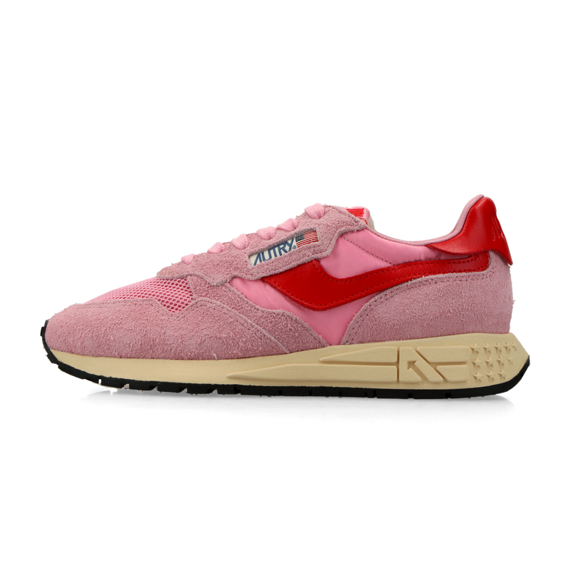 Autry Reelwind Low (suede / net pk cher / flame) | 43einhalb