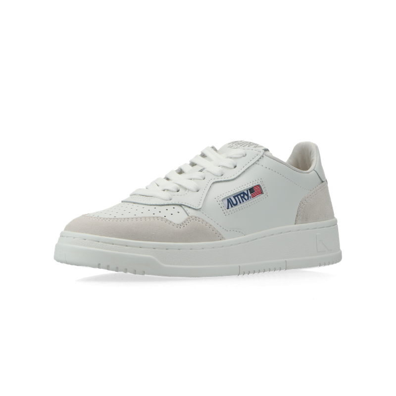 Autry Medalist Low (leat / suede totalwht) | 43einhalb Sneaker Store