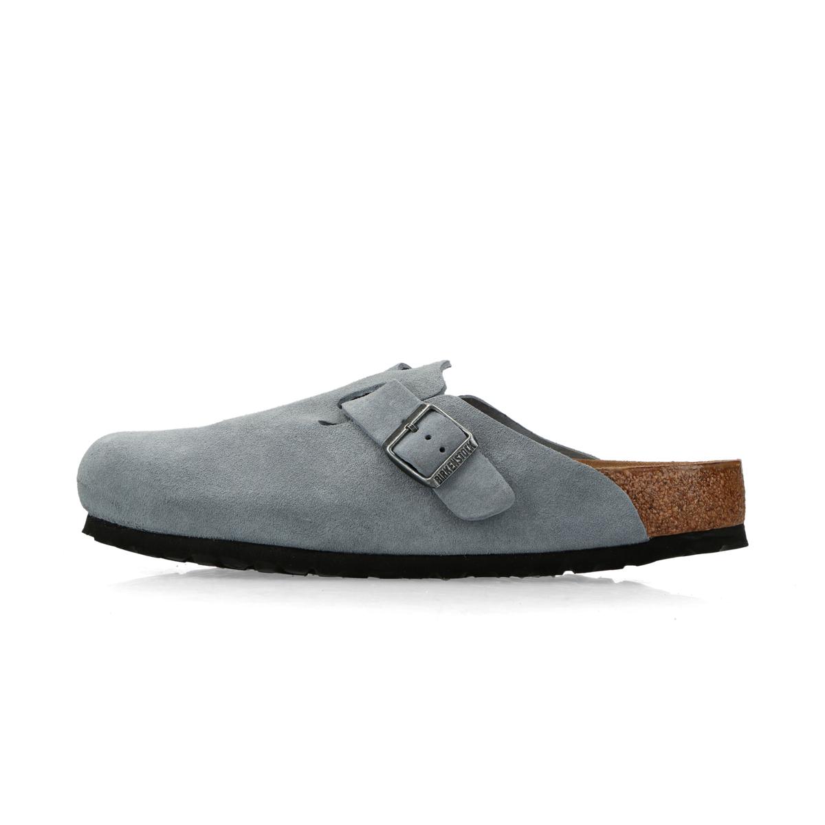 Birkenstock Boston Suede Leathercyan / hellblau Regular "Stone Blue"cyan / hellblau 40 - Sneaker