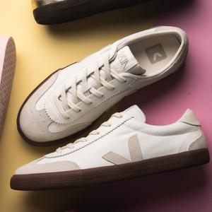 Volley O.T. Leather (white / natural / bark)