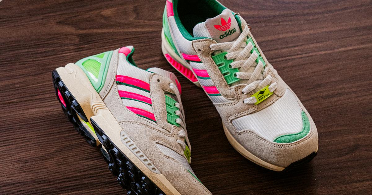 みみ adidas ZX 8000 MIG (off white / lucid pink / semi court green