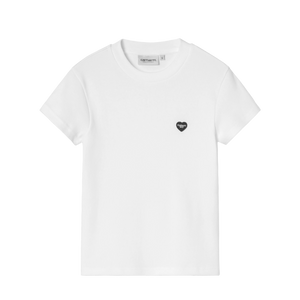 Carhartt WIP W S/S Small Heart Patch T-Shirt (white / black)