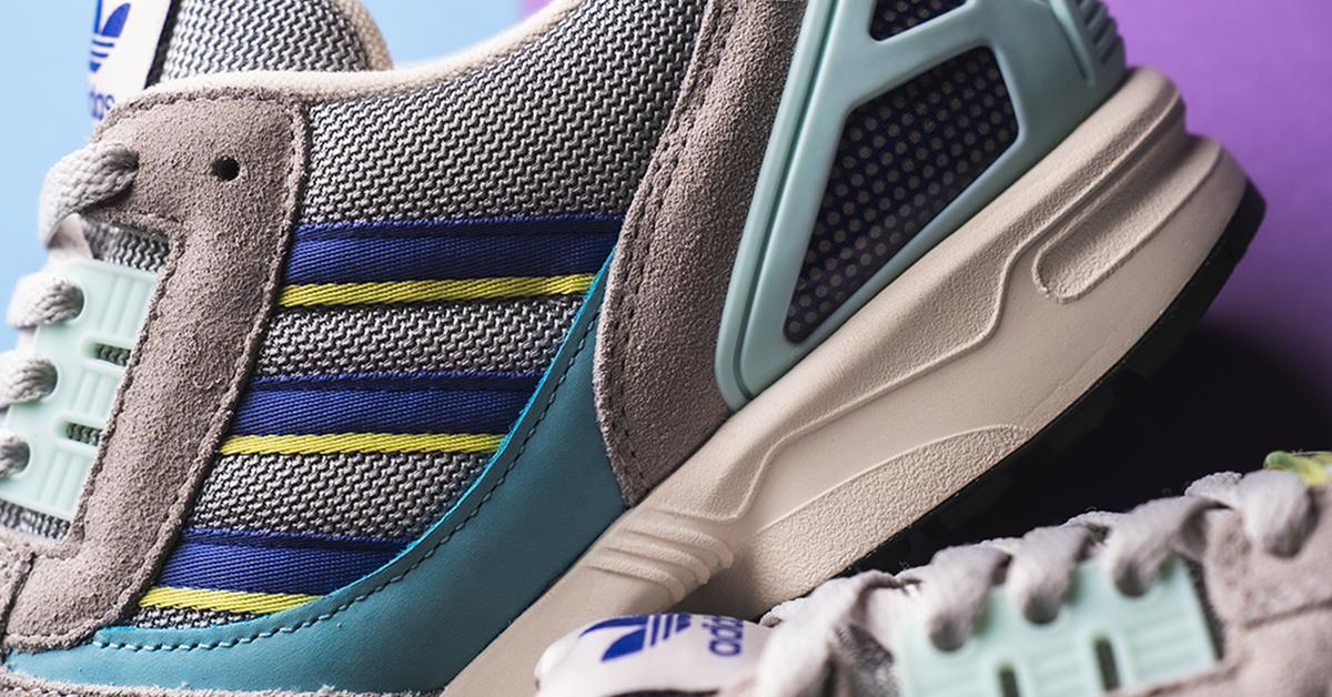 adidas ZX 8000 (grey two / purple / semi flash lilac) | 43einhalb