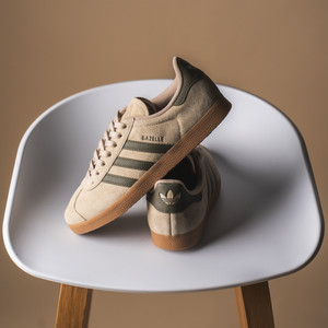 Gazelle (khaki thread / olive strata)