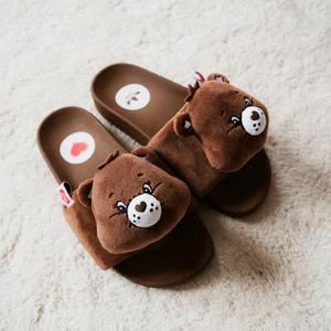 x Care Bears Adilette W (dark brown / footwear white / premium brown)