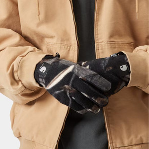 Blevin Gloves (camo feather tree / black)