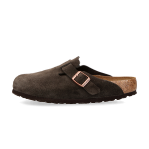 Birkenstock Boston Soft Footbed Suede (Leather Mocha)
