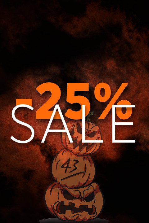 -25% Halloween Sale